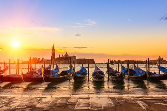 Gondeln in Venedig 