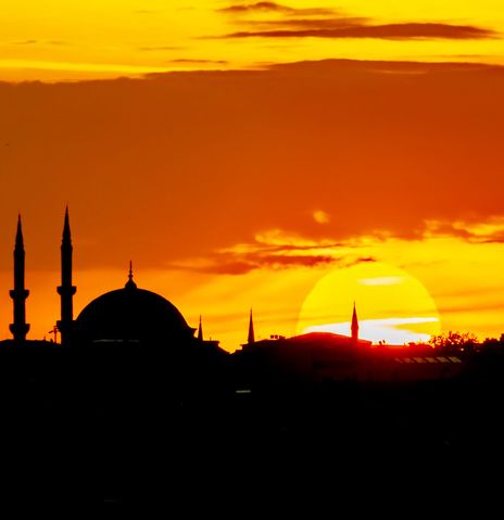 Sonnenuntergang in der Türkei