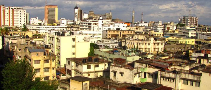Blick auf Mombasa
