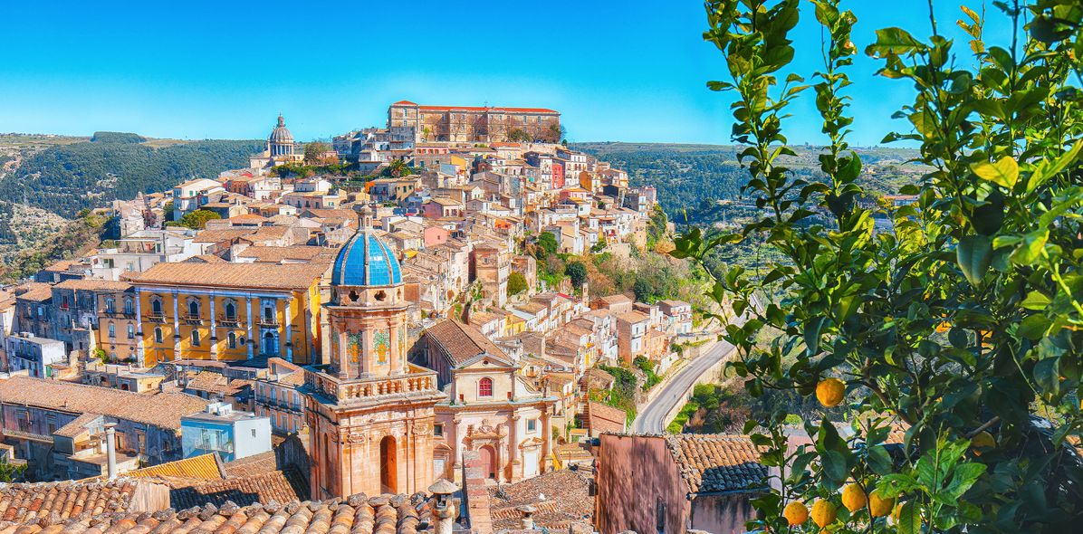 Blick auf Ragusa