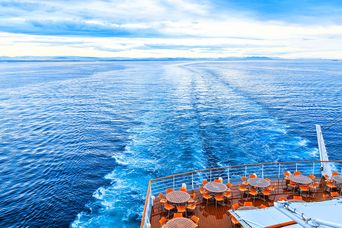 Heck eines Kreuzfahrtschiffes