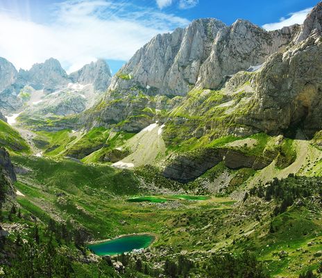 Alpenlandschaft in Albanien