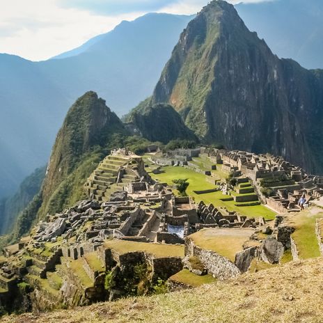 Blick auf Machu Picchu in Peru
