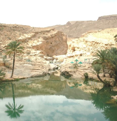 Wadi im Oman