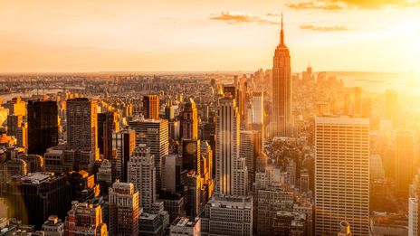 Sonnenuntergang in New York