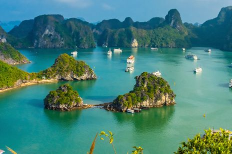 Halongbucht in Vietnam
