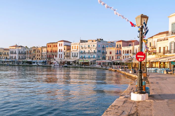 Blick auf Chania