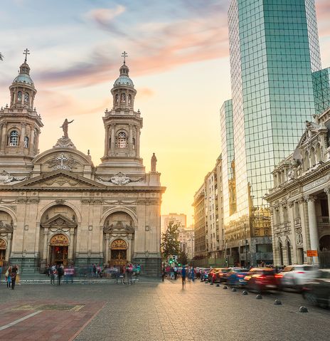 Kirche in Santiago de Chile