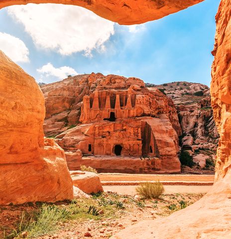 Felsenstadt Petra in Jordanien