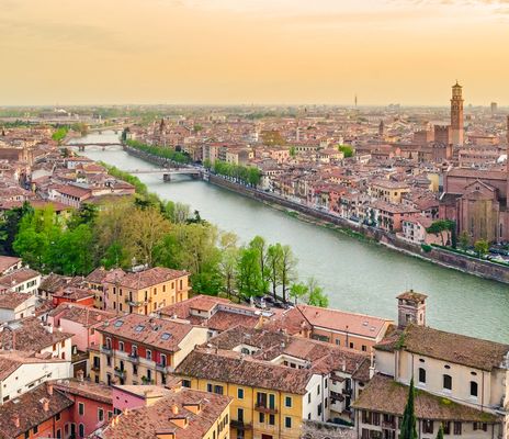 Blick auf Verona von oben