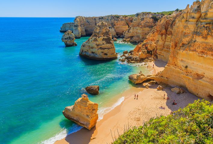 Strand an der Algarve
