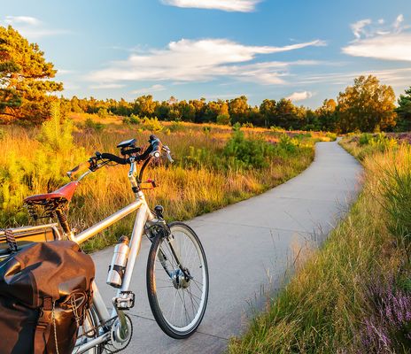 Fahrrad in den Natur