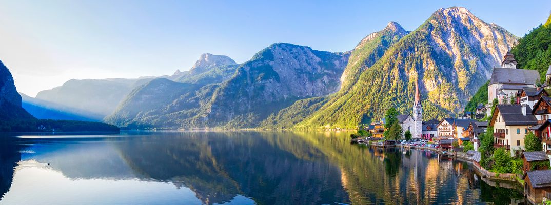 Halstätter See in Österreich