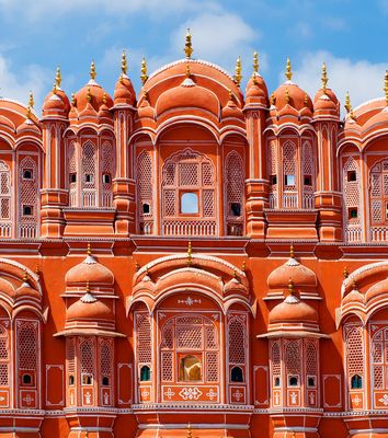 Der Palast der Winde in Jaipur, Rajasthan