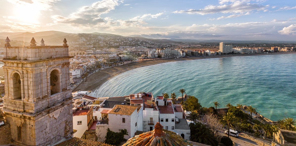 Luftaufnahme von Valencia in Spanien