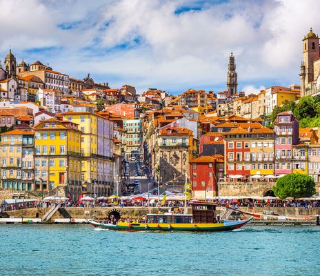 Blick auf die Stadt Porto