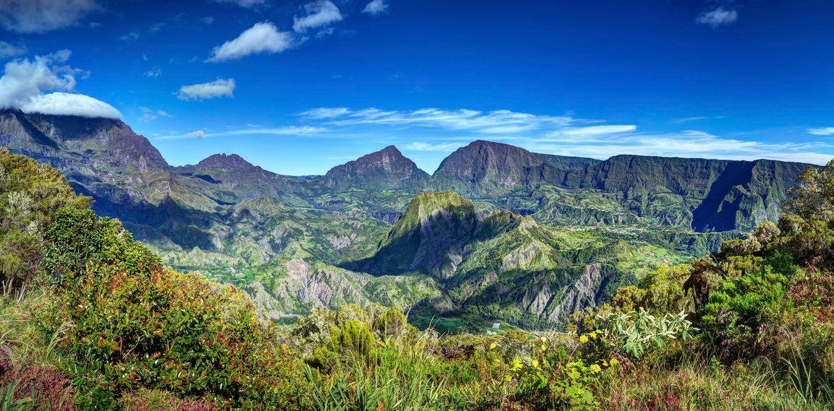 Landschaft auf der Insel La Réunion
