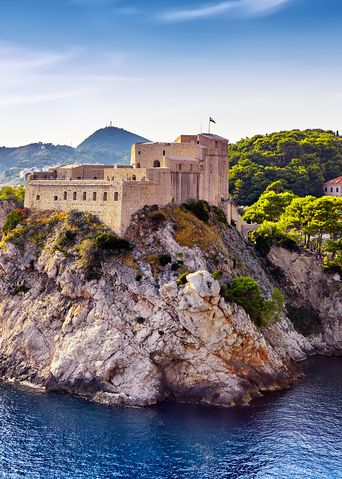 Festung Lovrijenac in Dubrovnik, Kroatien