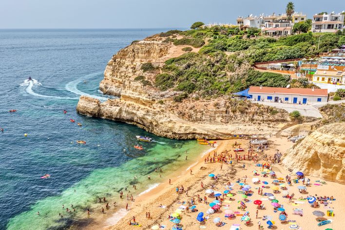 Praia de Benagil in Portugal