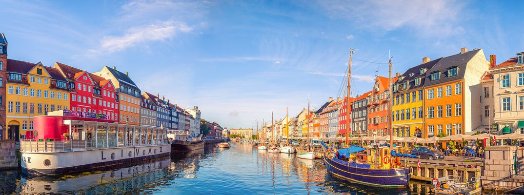 Blick auf die Stadt Kopenhagen