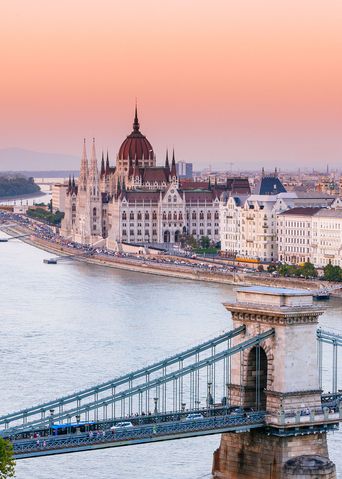 Blick auf die Donau in Budapest
