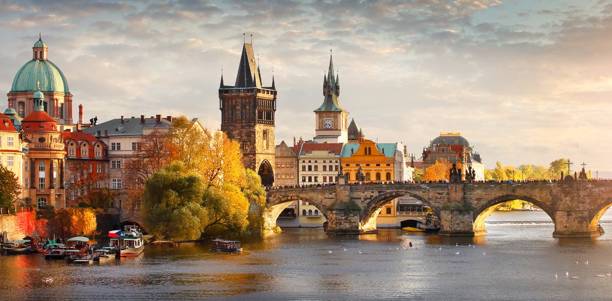 Blick auf die Stadt Prag