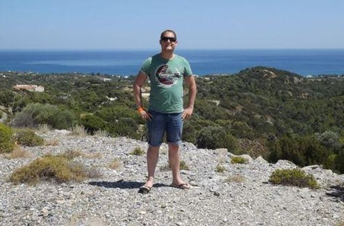 Experte Timm während seiner Reise auf Rhodos