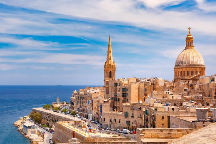 Kathedrale in Valletta auf Malta