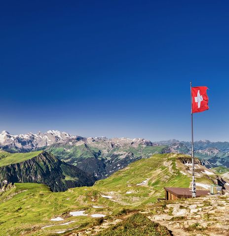 Interlaken Bergpanorama Falgge