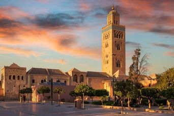 Koutoubia Moschee in Marrakesch