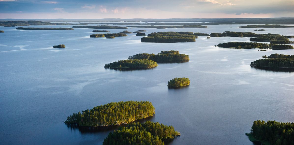 Landschaft in Finnland