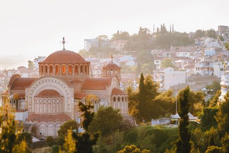 Blick auf Thessaloniki in Griechenland
