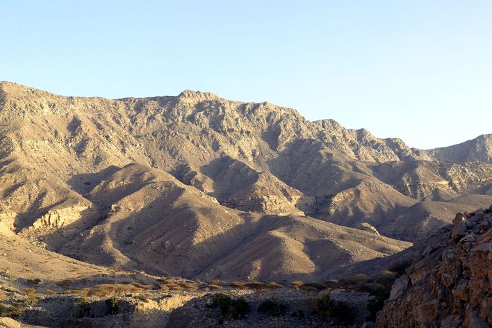 Hadschar Gebirge im Oman