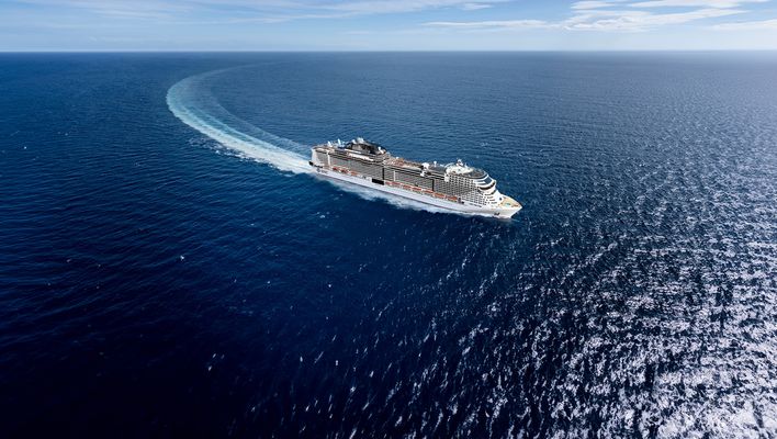 MSC Virtuosa auf hoher See