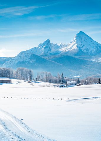 Schneelandschaft in Österreich