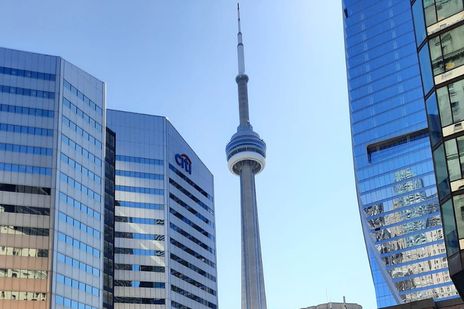 Blick auf den CN Tower in Toronto