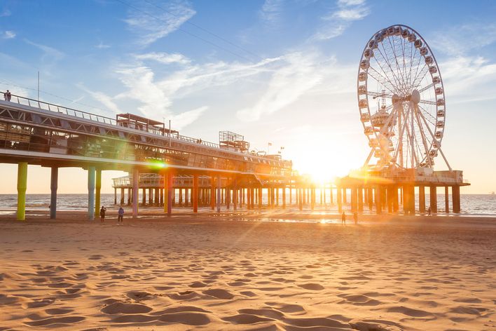 Sonnenuntergang in Scheveningen