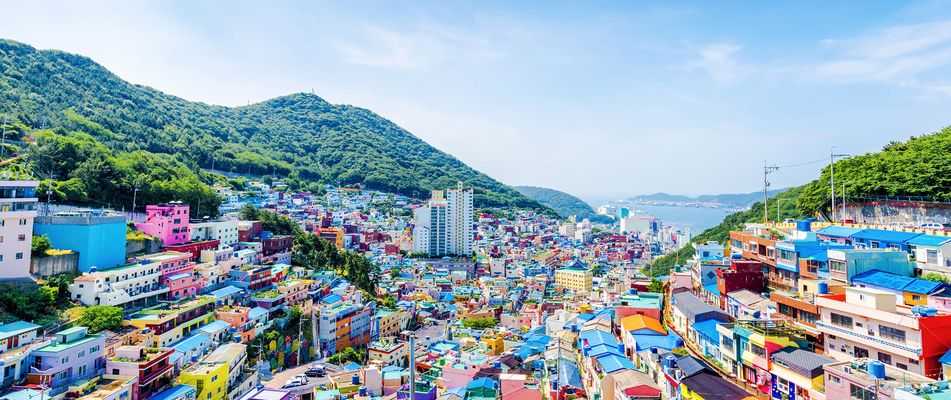 Blick über die Stadt Busan