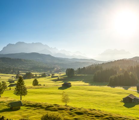 Landschaft von Bayern