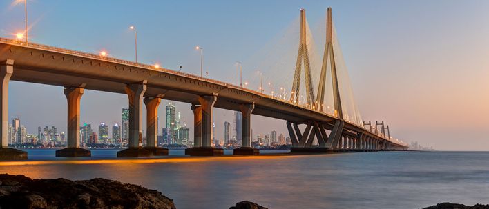 Brücke in Mumbai