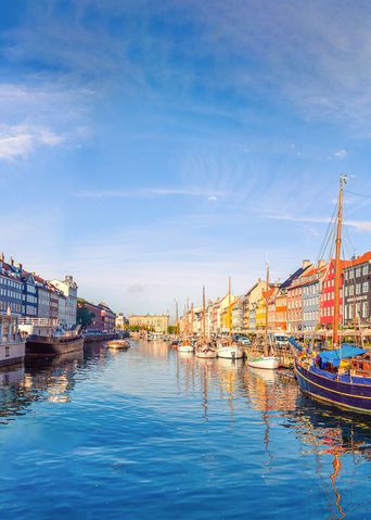 Bunte Häuser in Kopenhagen