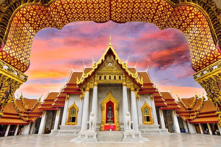 Tempelanlage in Bangkok