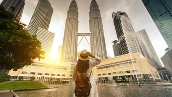 Frau in Kuala Lumpur in Malaysia