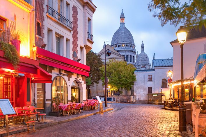 Künstlerviertel Montmartre in Paris