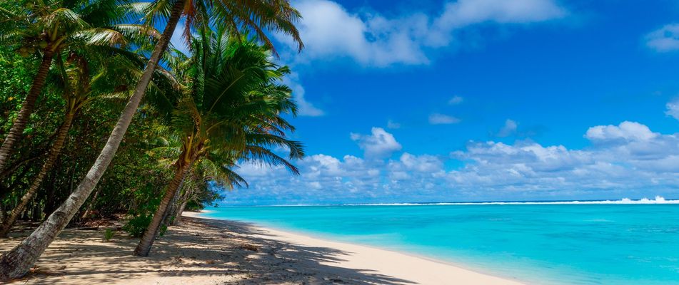 Strand auf den Cookinseln