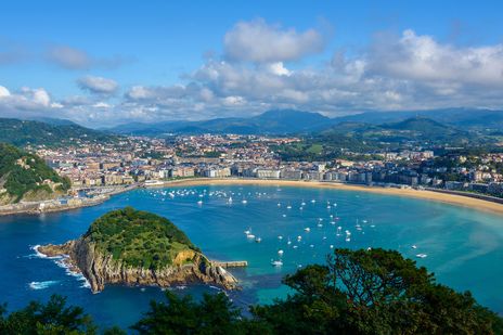 Luftaufnahme von San Sebastián