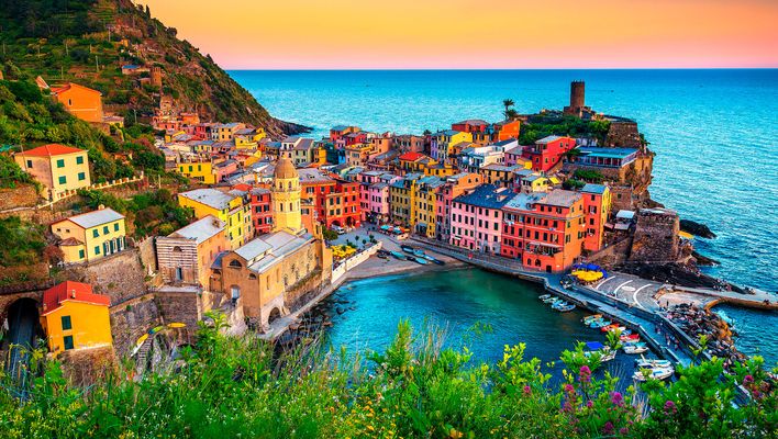 Cinque Terre in Italien