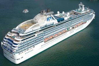 Luftaufnahme von der Coral Princess