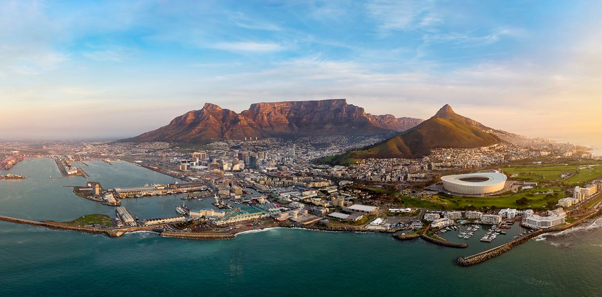 Panoramablick auf Kapstadt