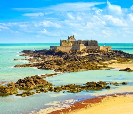 Strand in der Bretagne